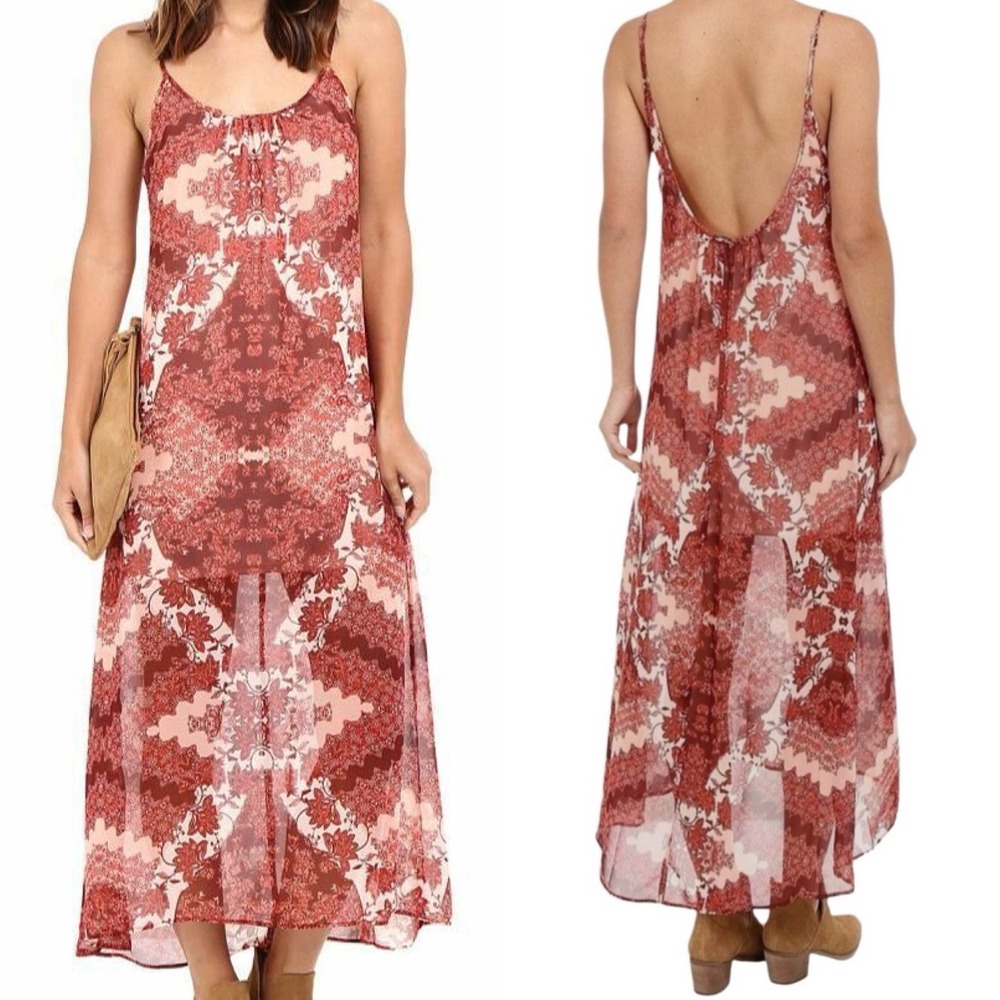 Show Me Your Mumu Turlington Printed Maxi Dress Size Medium Boho Western